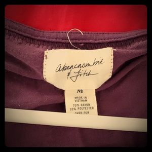 Purple v neck shirt